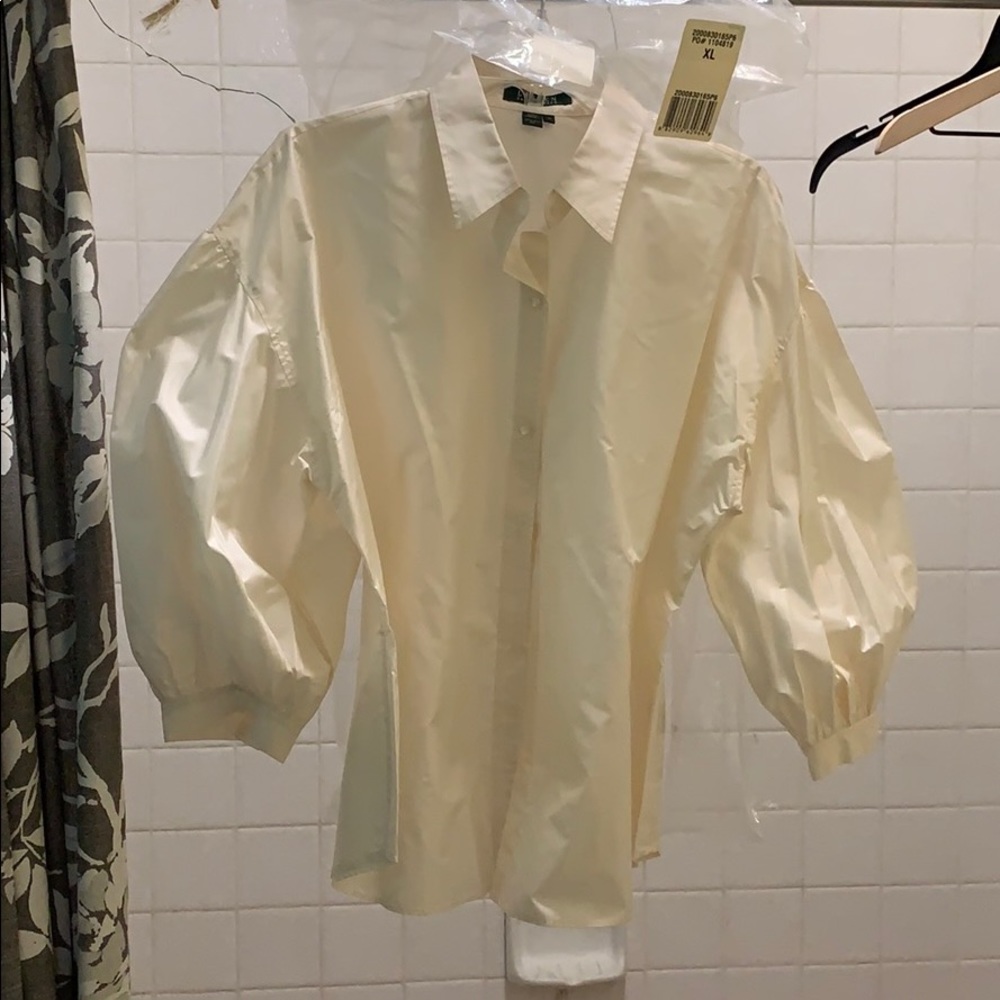 Lauren Ralph Lauren ‘Devy’ puff sleeve blouse
